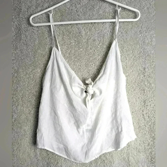 Dynamite Tops - DYNAMITE NEW WITH TAGS Camisole all white  crop and loose fit Super cute !!